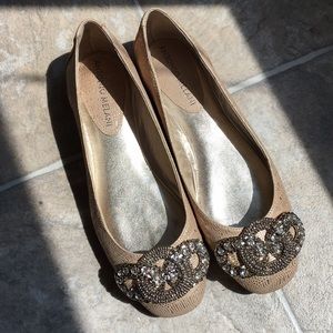 Antonio Melani Rhinestone Ballet Flats